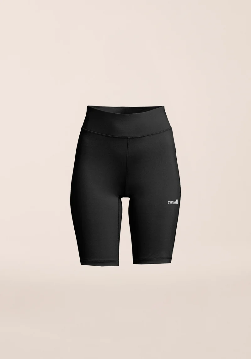 Essential High Waist Bike Tights - Black