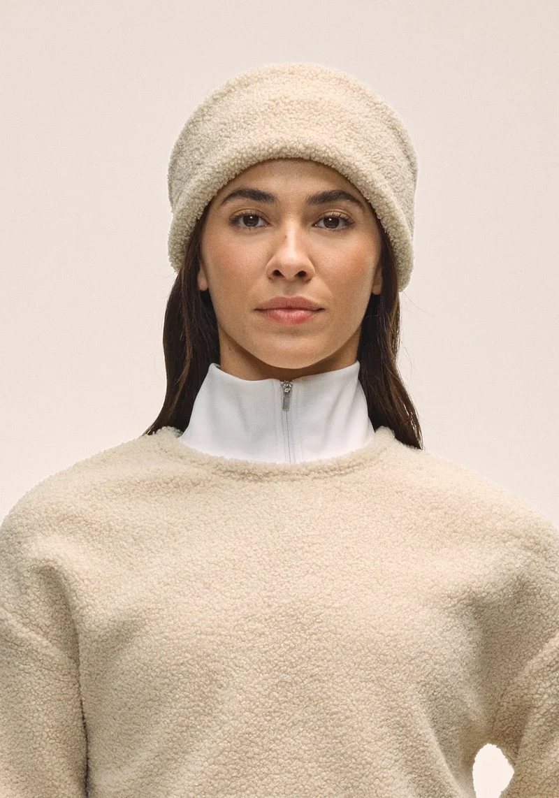 Sherpa Headband - Ecru