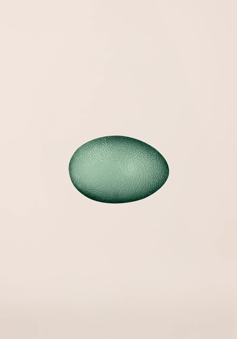 Oval Power Grip Ball - Dark Teal
