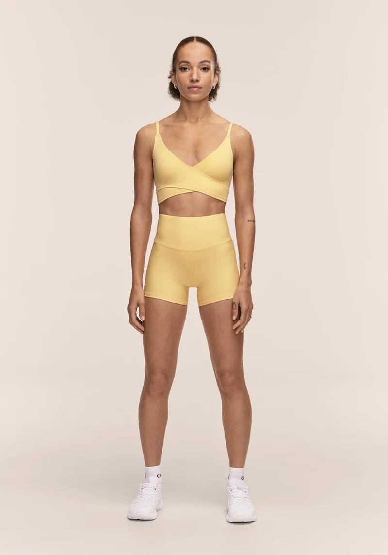 Ultra High Waist Hot Pant - Soul Yellow