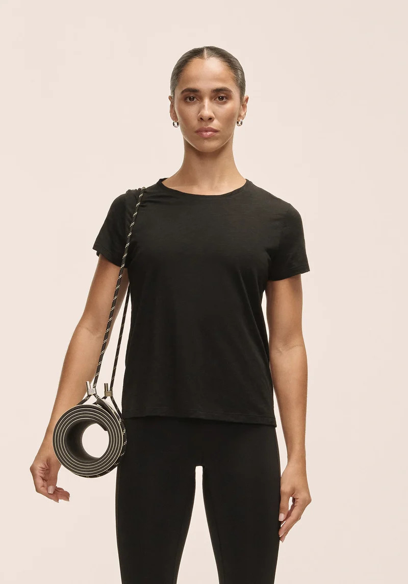 Soft Texture Tee - Black