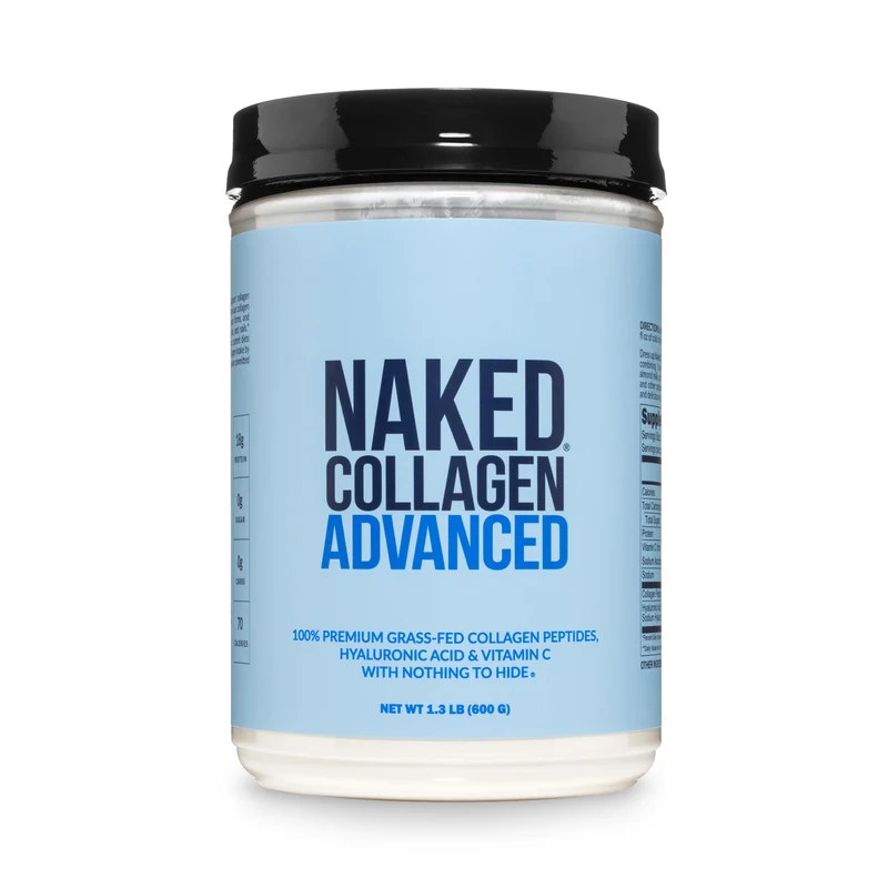 Collagen Peptides with Hyaluronic Acid | Naked Collagen Advanced - 1.3 LB