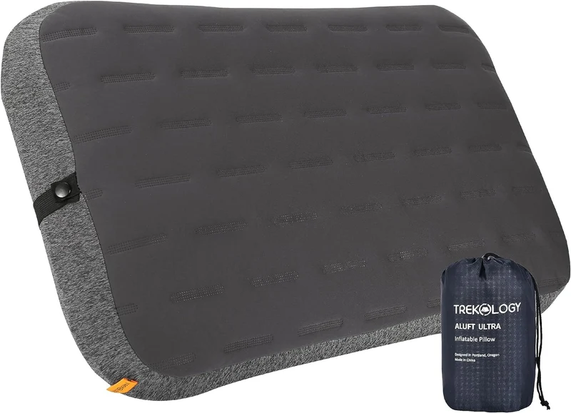 TREKOLOGY ALUFT Ultra: Large Inflatable Camping Pillow (AU)