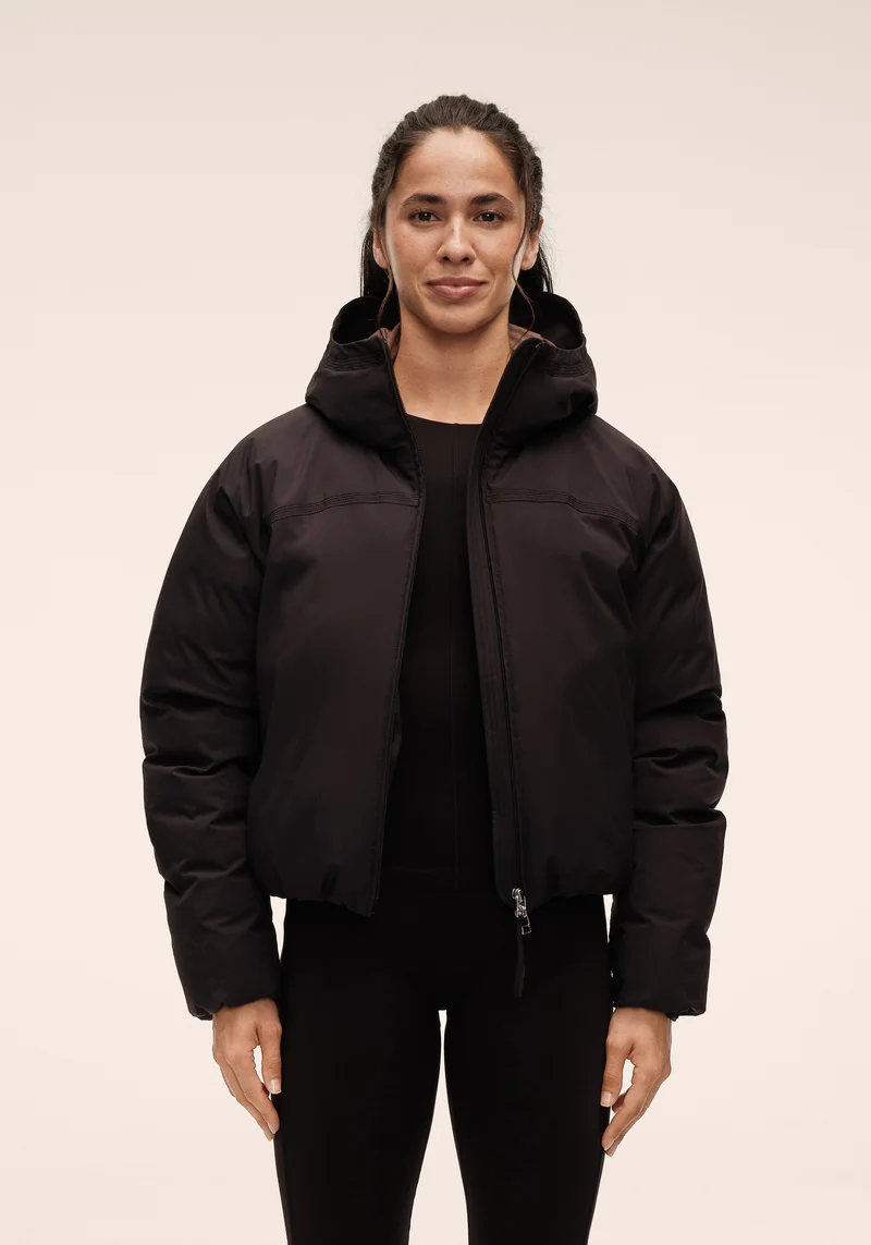 Haven Padded Short Jacket - Black
