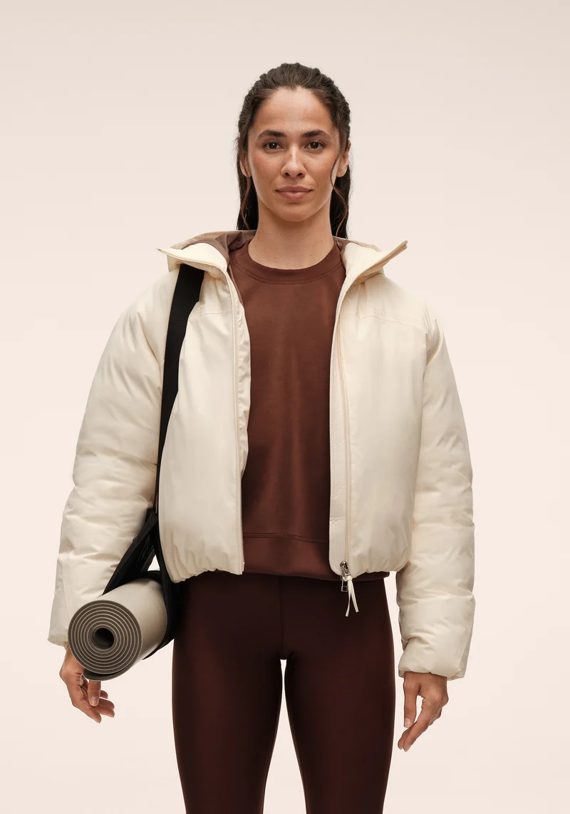 Haven Padded Short Jacket - Cream