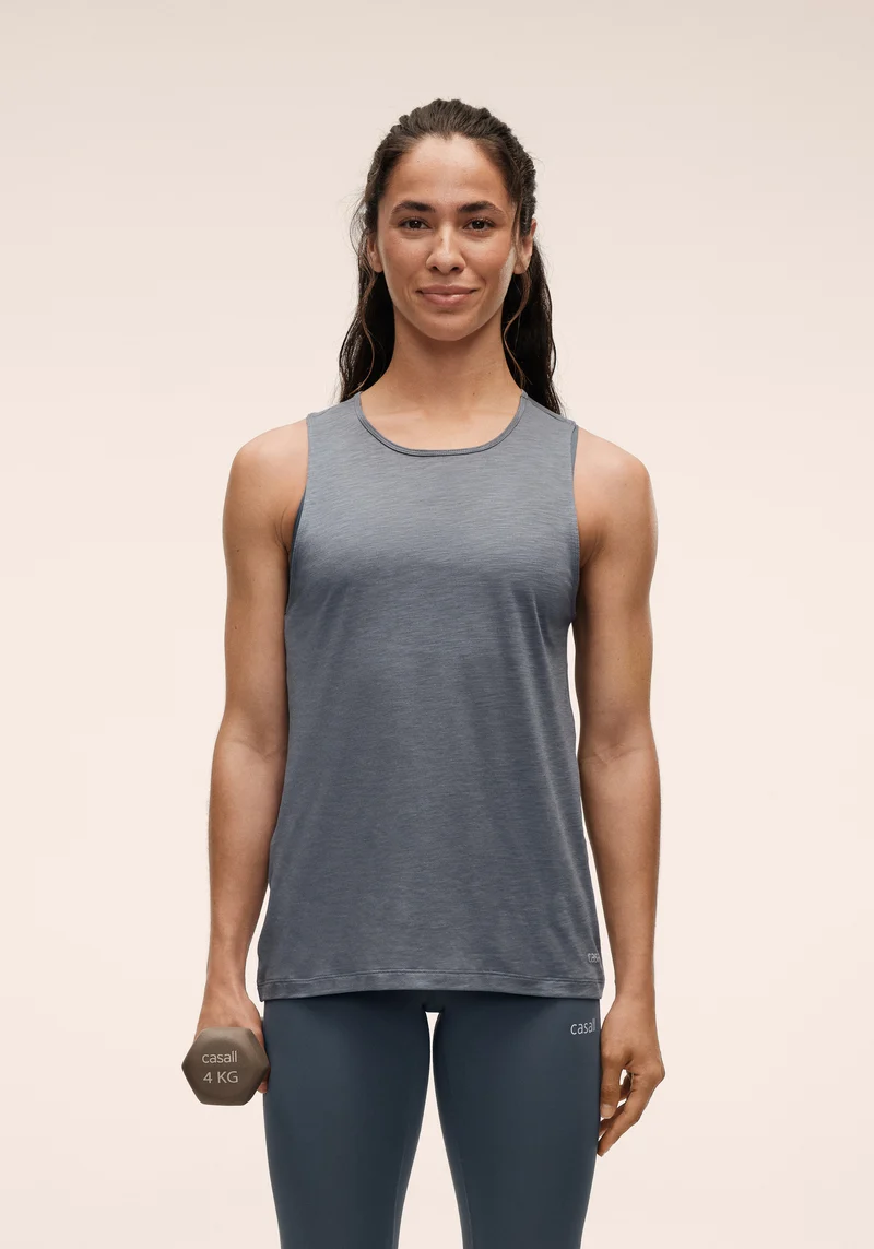 Soft Texture Tank - Mirage Blue