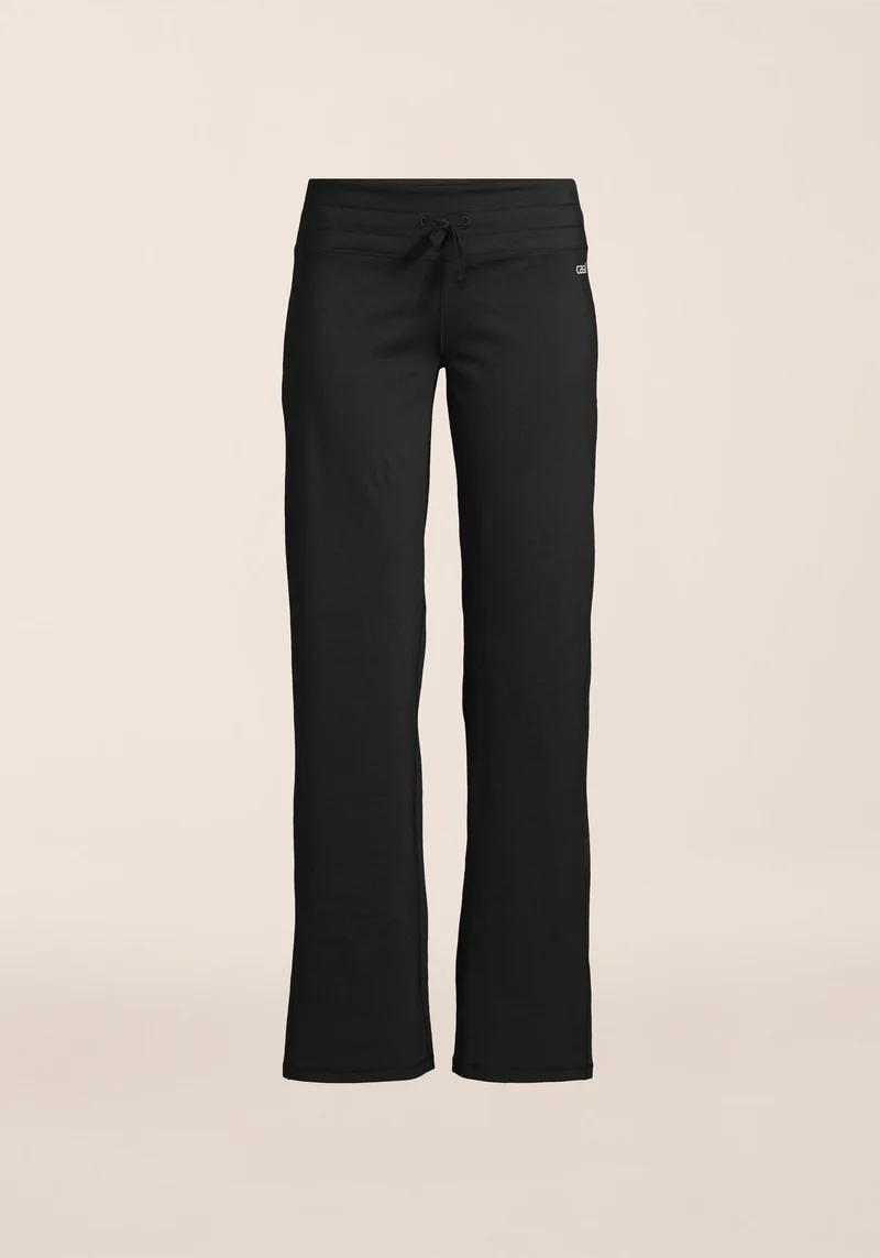Soft Touch Straight Pant - Black