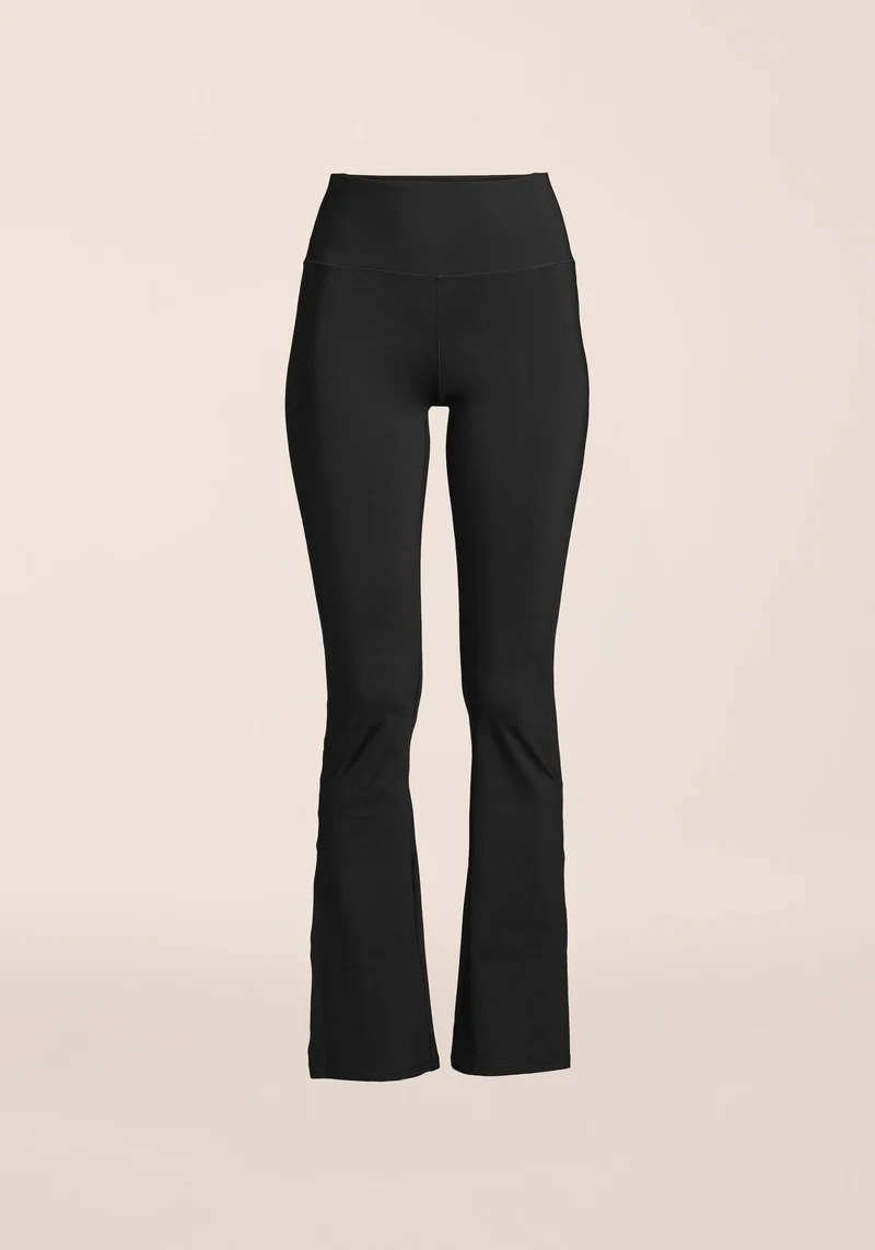 Flare High Waist Pant - Black
