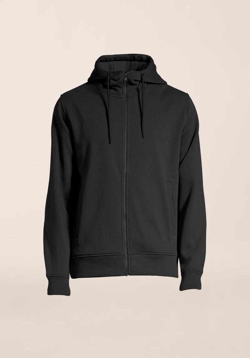 M Zip Hood - Black