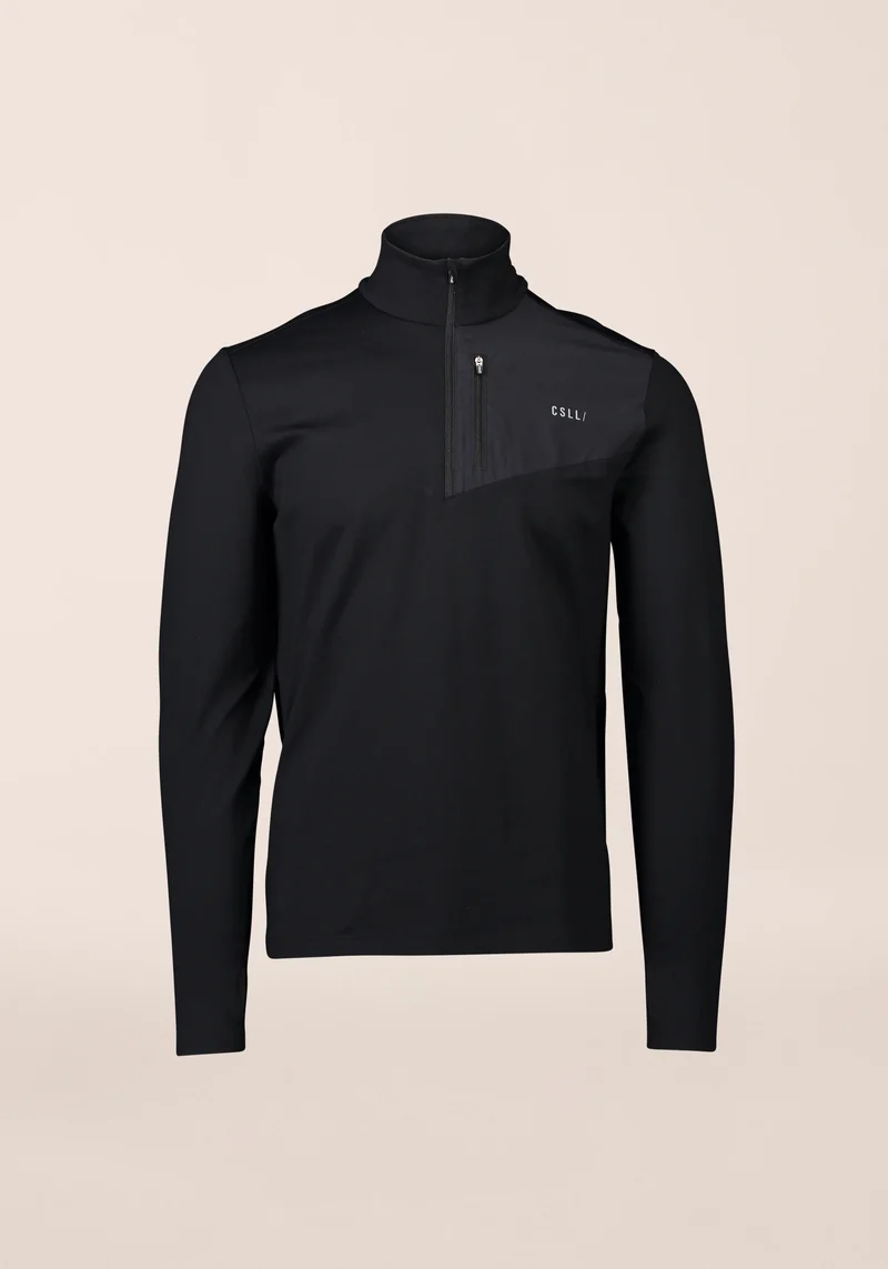 M Midlayer Half Zip - Black