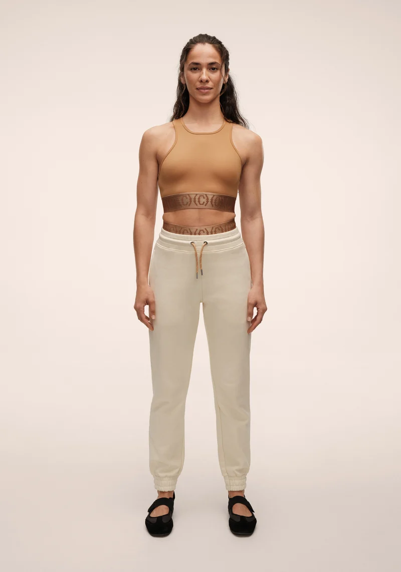 Terry Relaxed Jogger - Cream