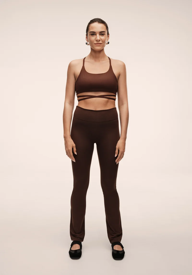 Sublime Straight Pant - Dark Brown