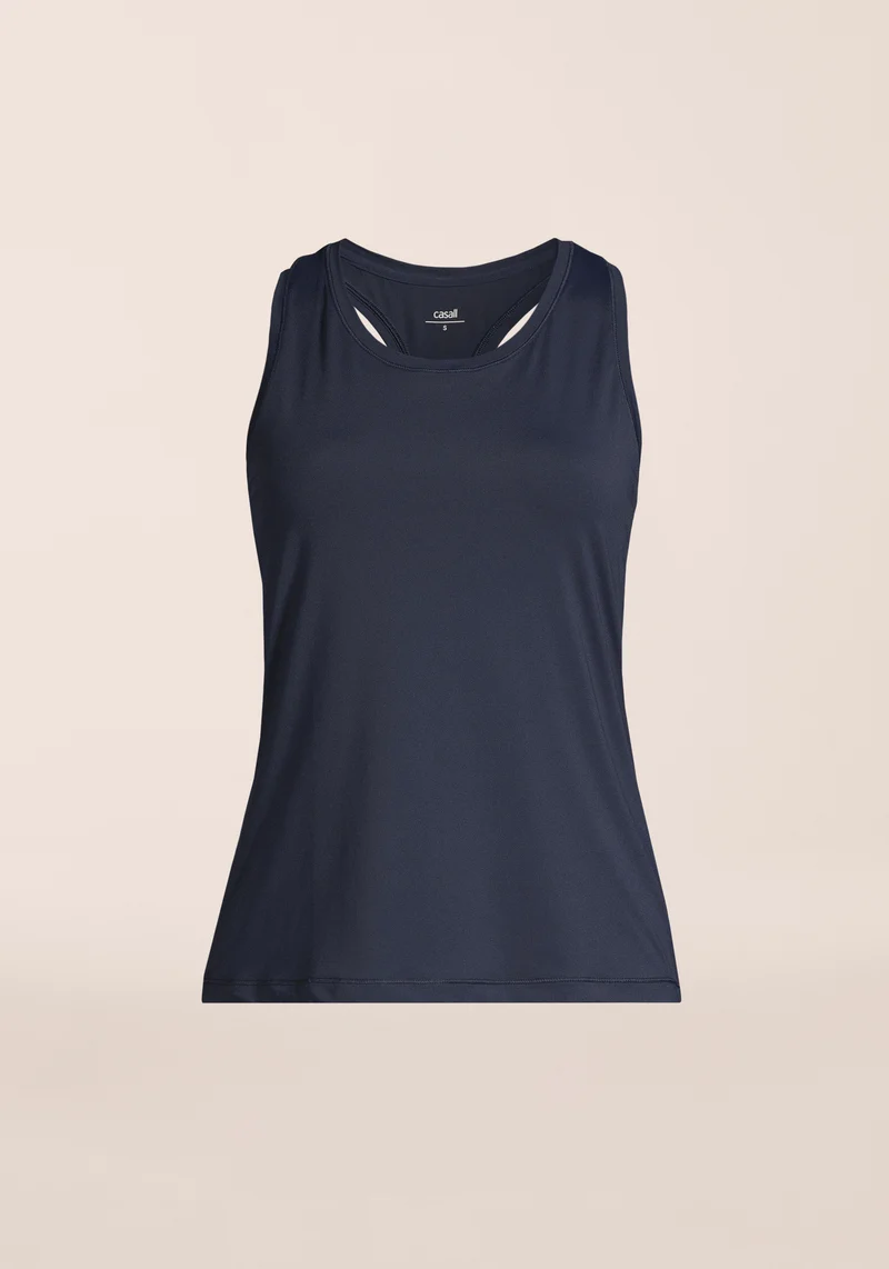 Essential Racerback Tank - Core Blue