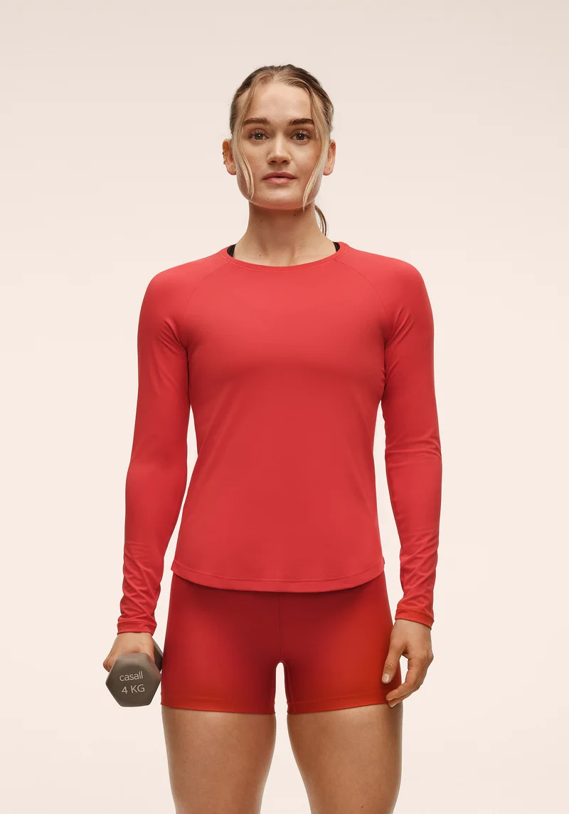 Essential Long Sleeve - Brick Red