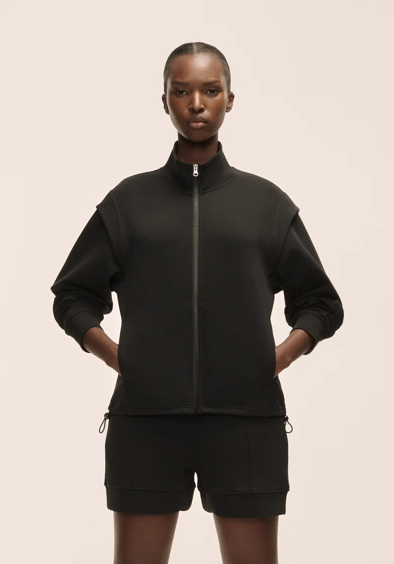 Aria Full Zip - Black