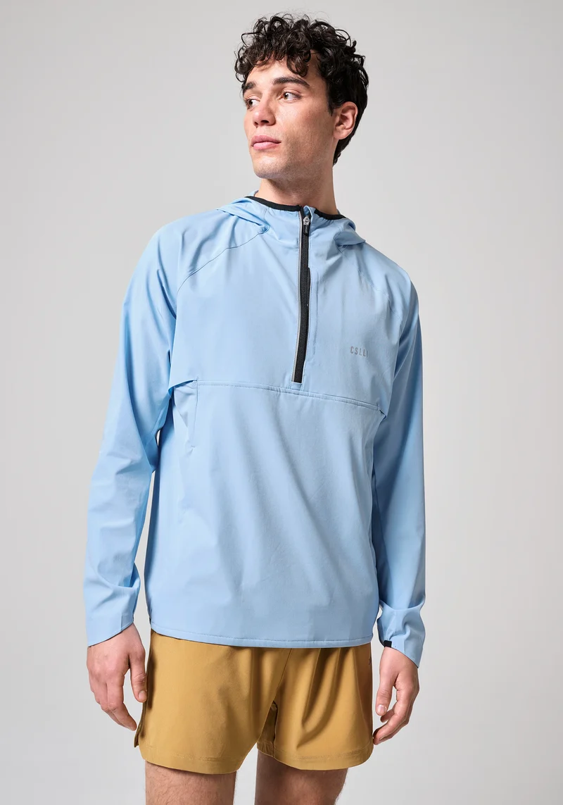 M Dynamic Windbreaker Anorak - Sky Blue