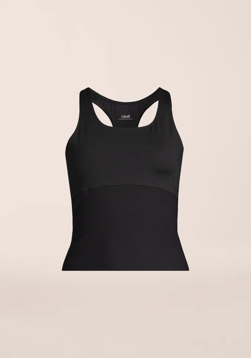 Brace Rib Tank - Black