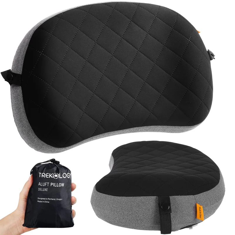 Trekology Aluft Deluxe : Inflatable Pillow for Camping
