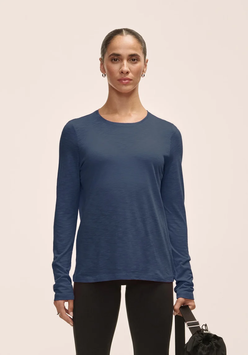 Soft Texture Long Sleeve - Core Blue