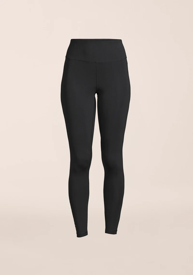 Graphic High Waist Tights - Black