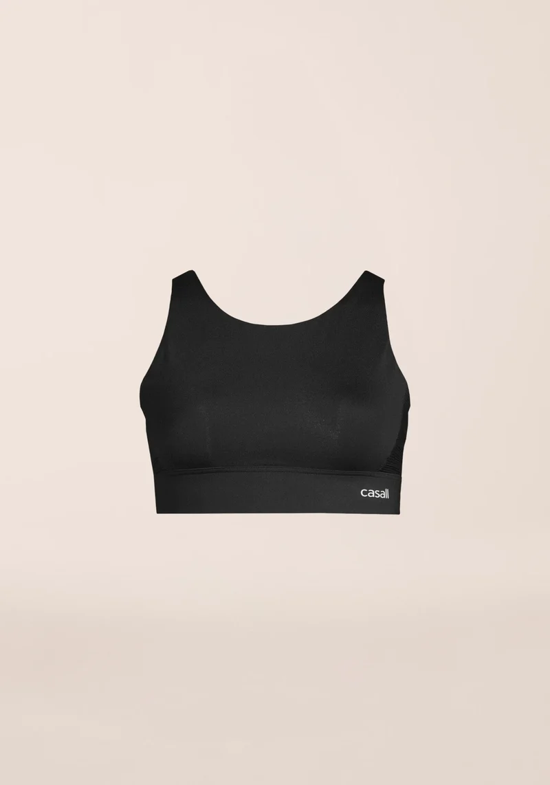 Iconic Adjustable Sports Bra - Black