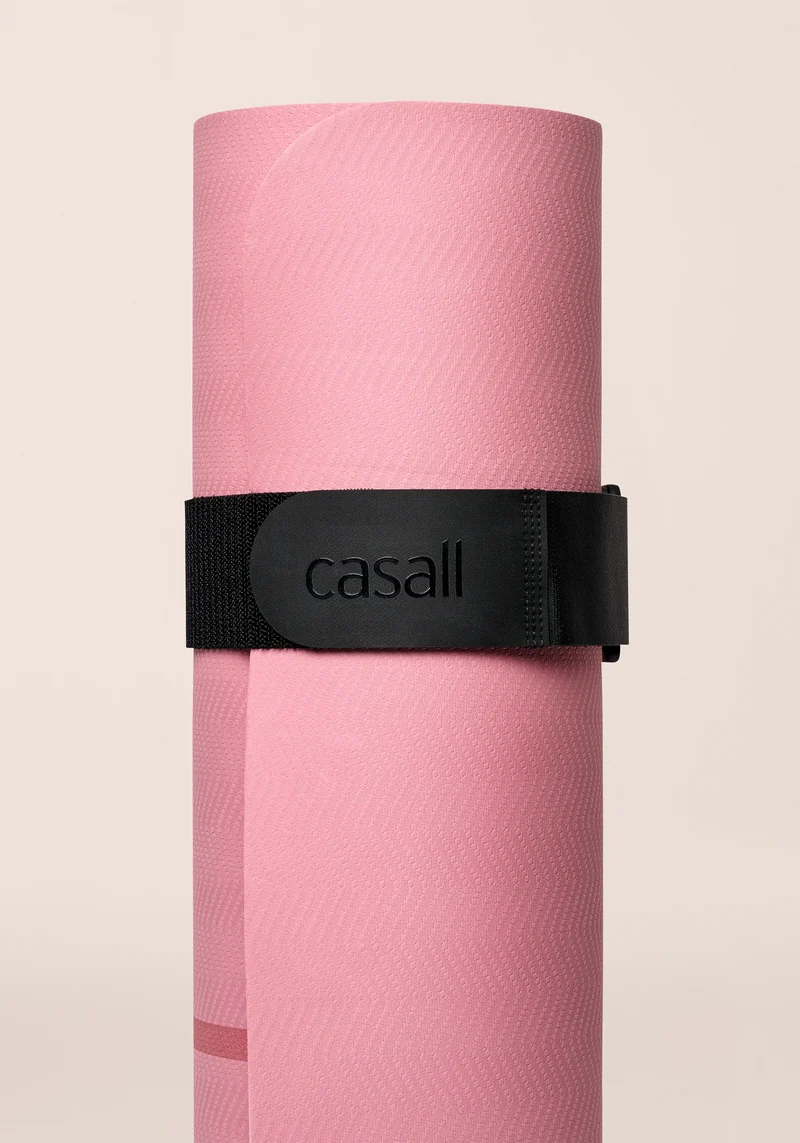Yoga Mat Roll Up Strap - Black