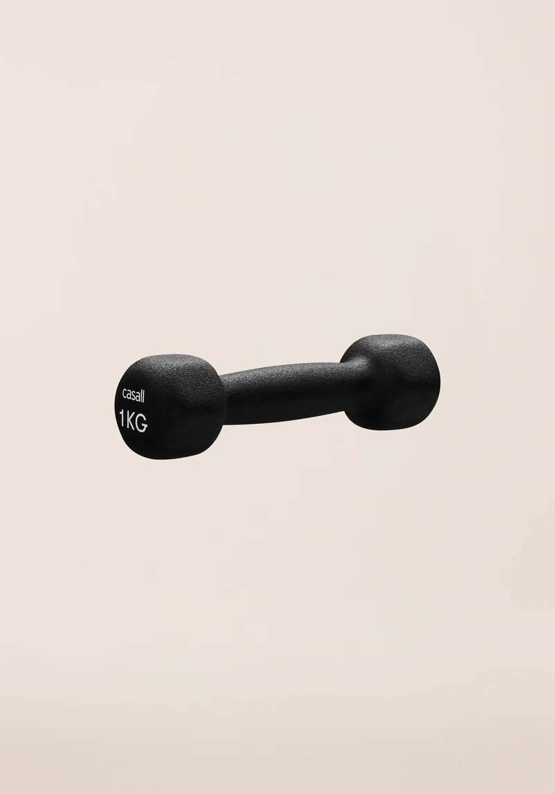 Klassisk Hantel 1kg - Black/white