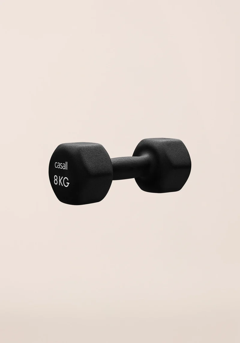 Classic Dumbbell 8kg - Black/white