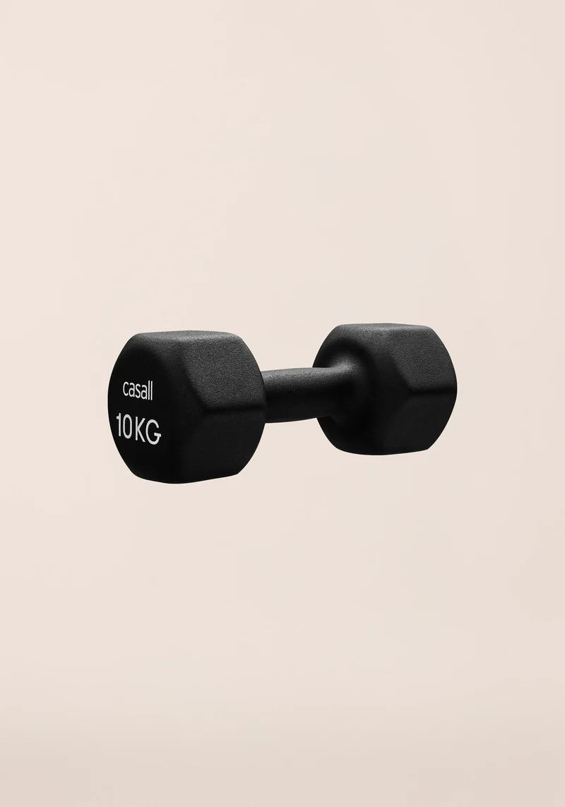Classic Dumbbell 10kg - Black/white