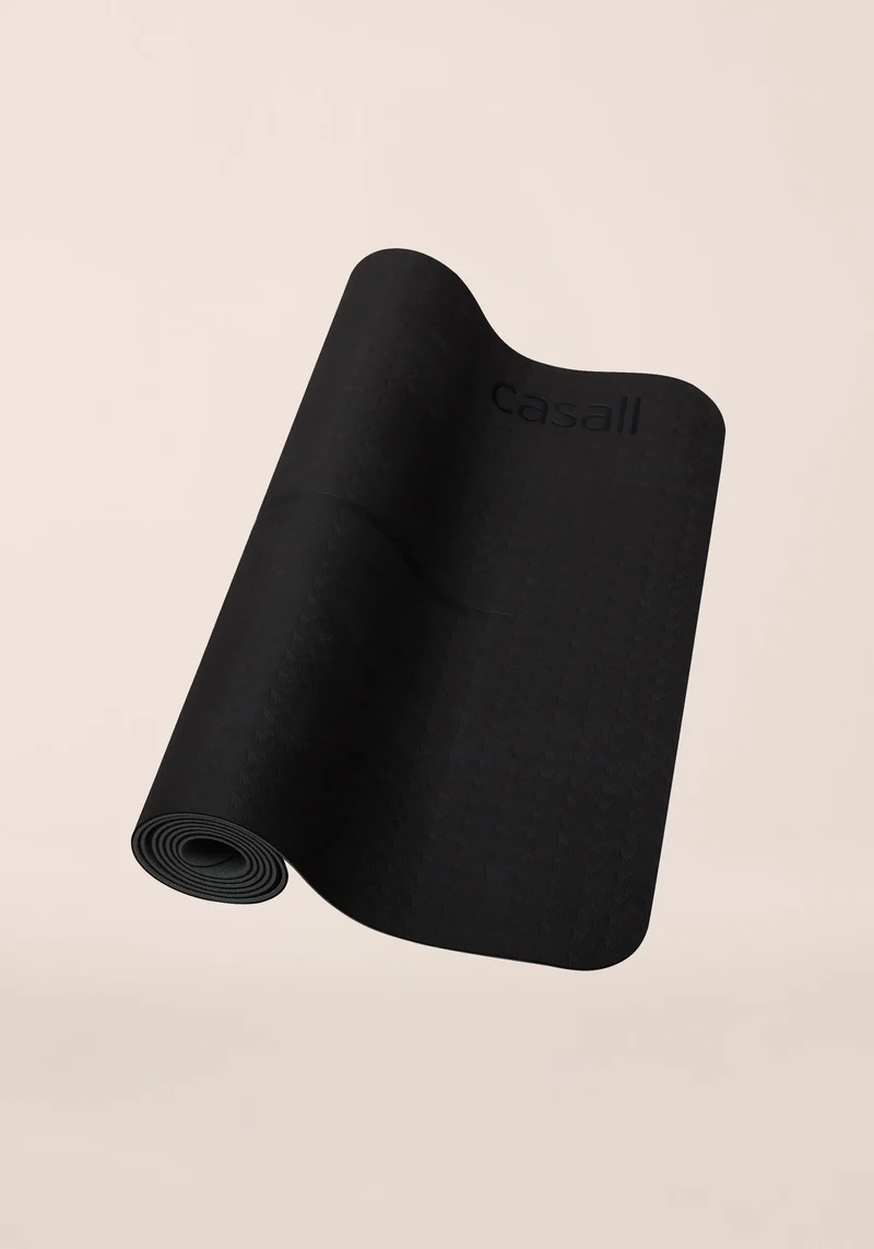 Yoga Mat Position 4mm - Black/grey