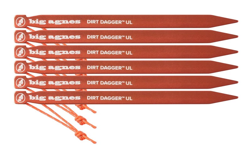Dirt Dagger 15 cm Tent Stakes: 6-pack