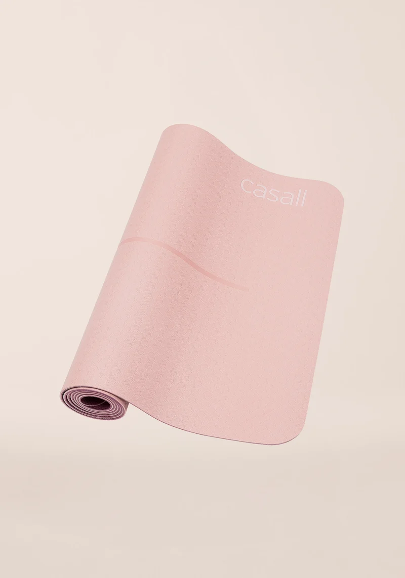 Yoga Mat Position 4mm - Light Pink/Pink