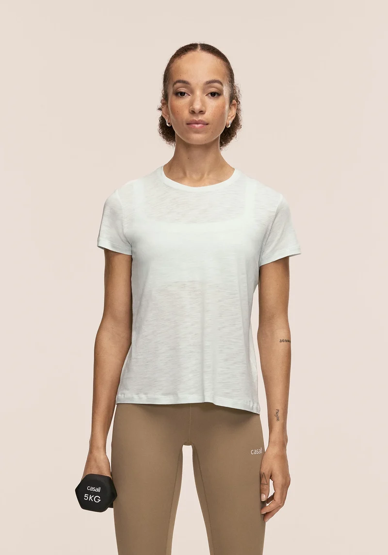 Soft Texture Tee - Misty Green