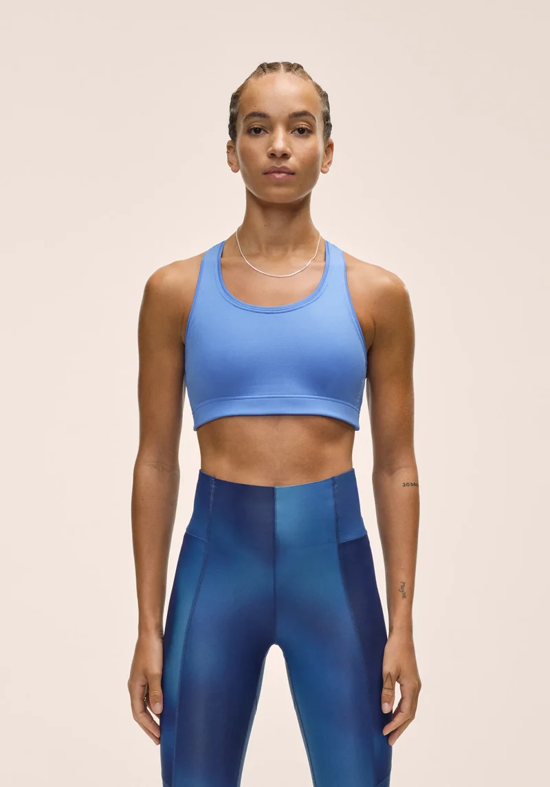 Iconic Sports Bra - Riviera Blue
