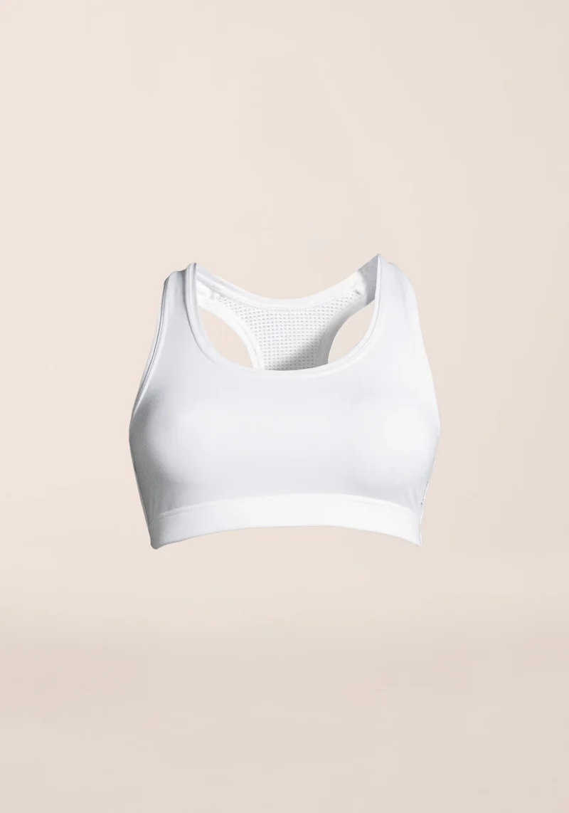 Iconic Sports Bra - White