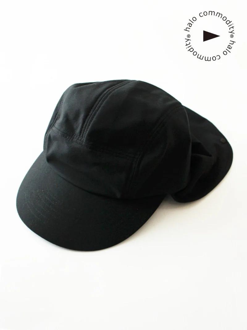 Wind Cap 2 #Black [h263-214]｜halo commodity