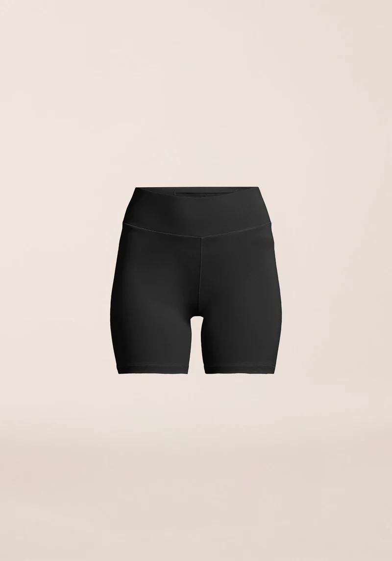Essential Regular Waist Biker - Black