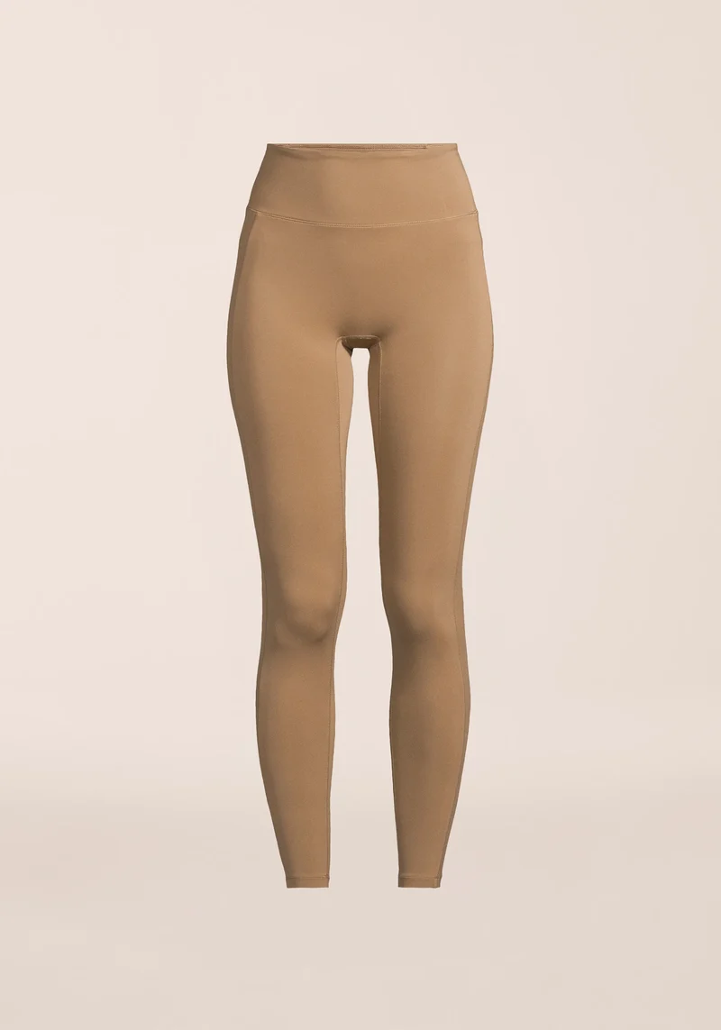 Soft Touch High Waist Tights - Light Khaki