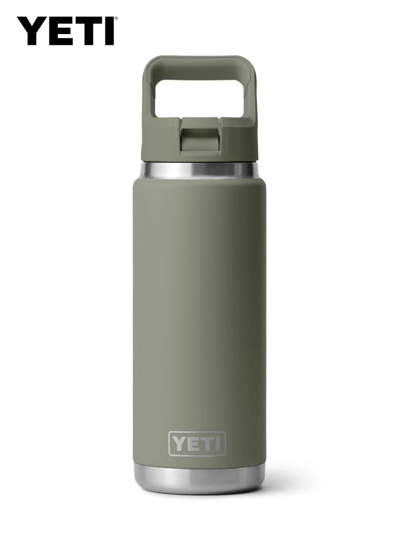 26 oz WATER BOTTLE WITH STRAW CAP #PAMPA LIGHT GREEN [21071508801]｜YETI