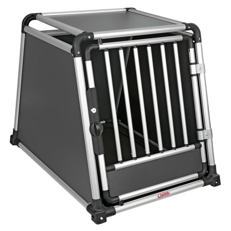 Premium hundbur i aluminium för personbil – Typ 9 – 65 × 92 × H 70 cm