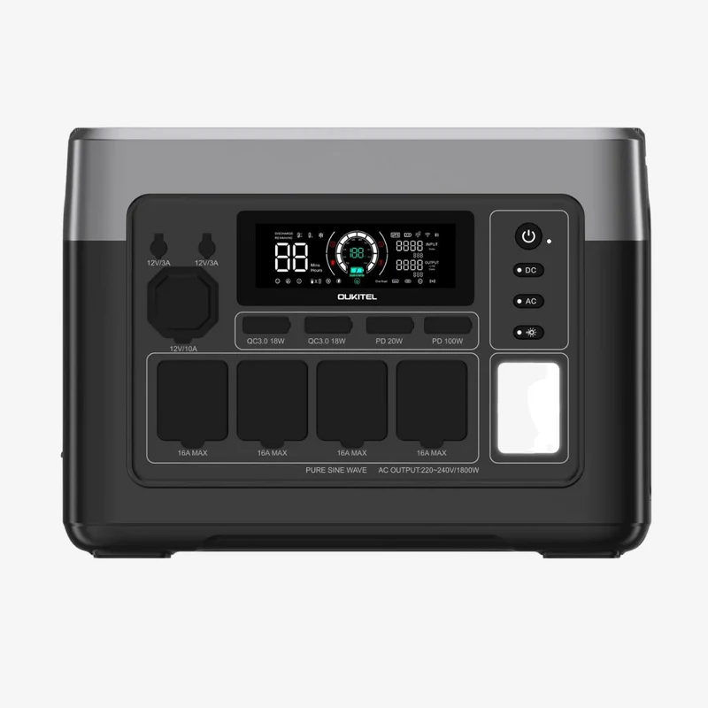 BATTERIGENERATOR 1800W | 1536Wh