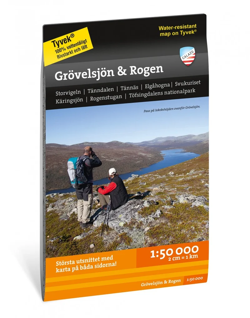 Grövelsjön & Rogen 1:50000