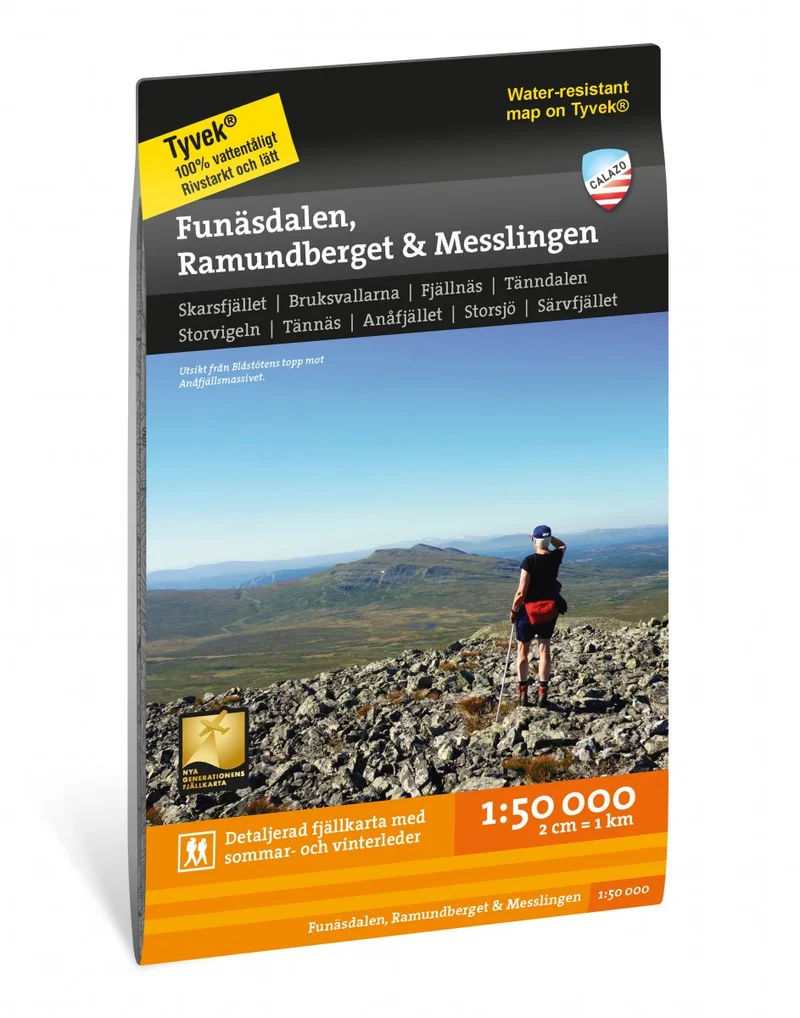 Funäsdalen Ramundberget Messlingen 1:50000
