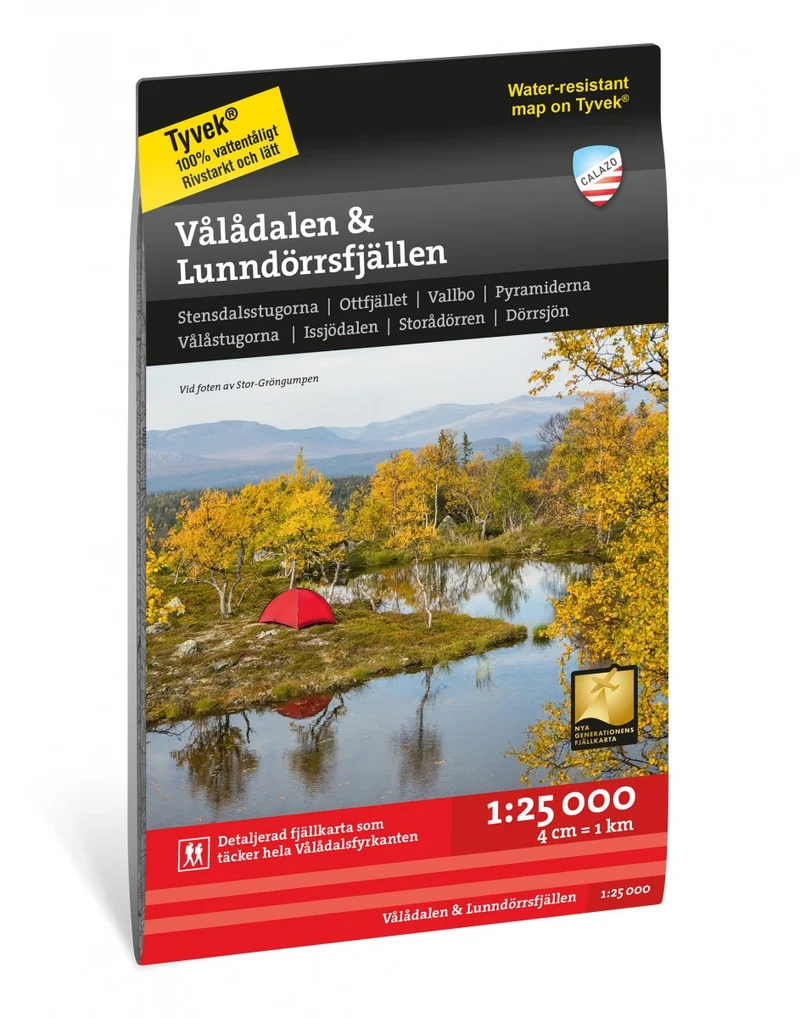 Vålådalen & Lunndörrsfjällen 1:25 000