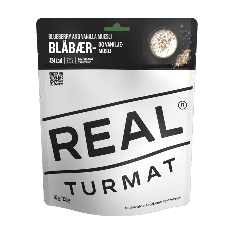 REAL TURMAT Blueberry and Vanilla Musli