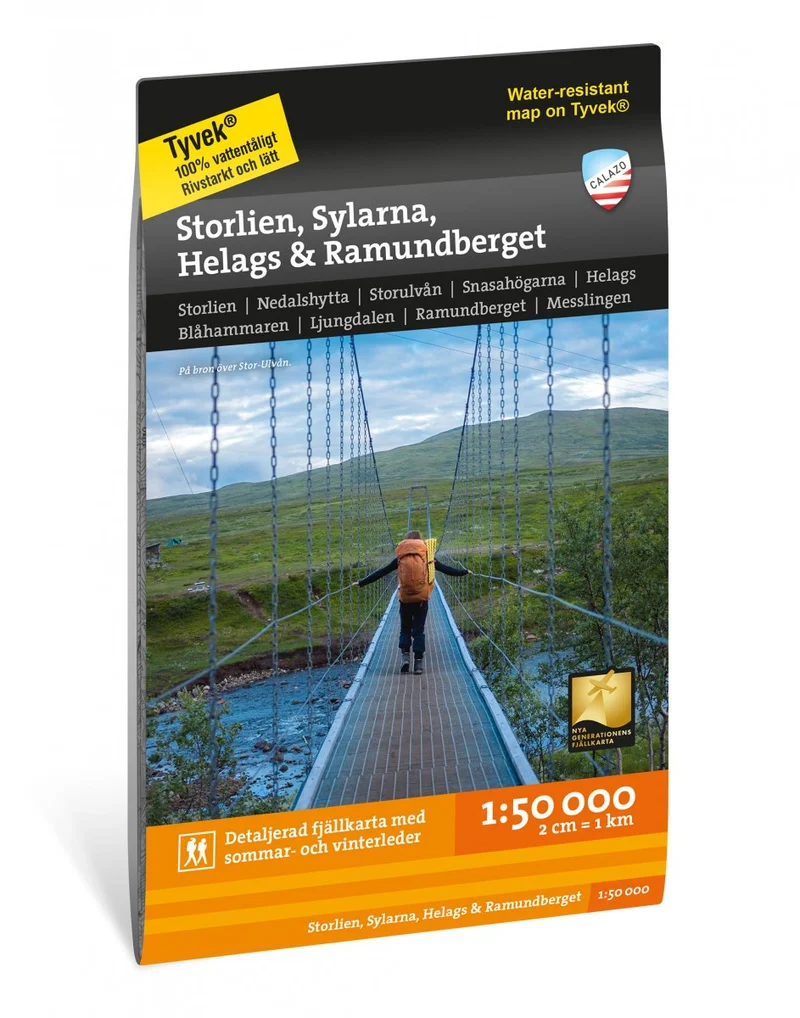 Storlien, Sylarna, Helags & Ramundberget 1:50 000