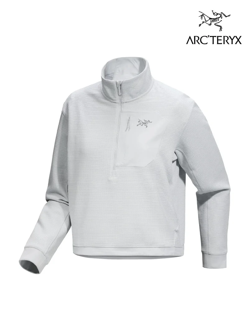 【Women】Women's Olera Zip Neck W #Solitude [X00001092802]｜ARC'TERYX