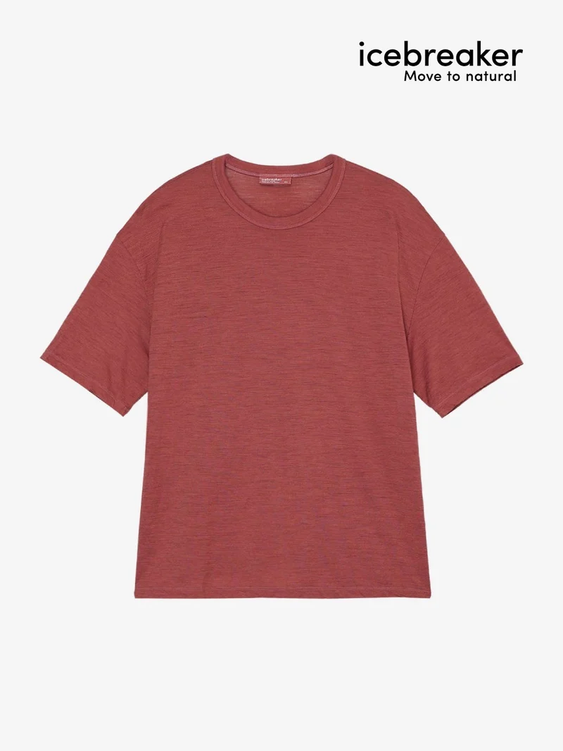 U Merino 150 Nature Dye SS Tee #マツボックリ [IB0A56ZG]｜icebreaker