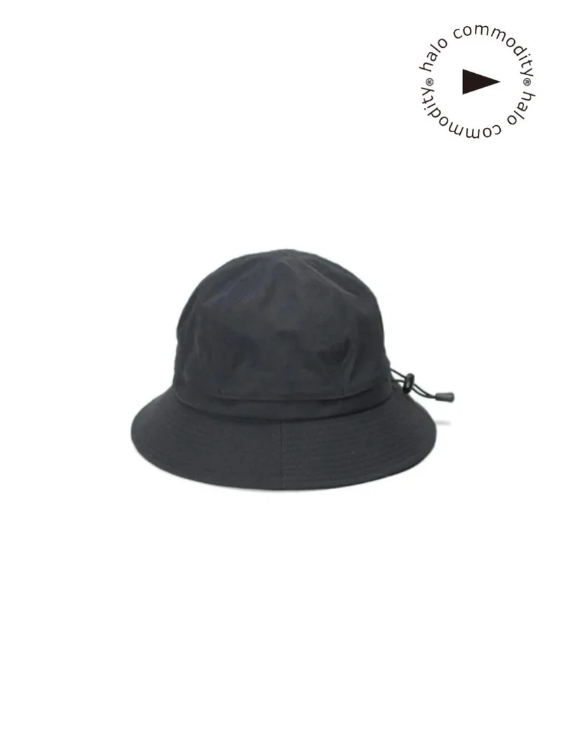 Salt Slit Hat #Black [h263-491]｜halo commodity