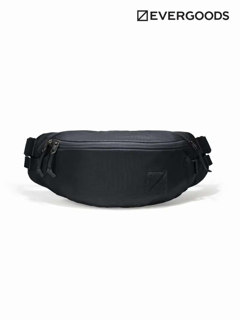 MOUNTAIN HIP PACK 3.5L #Solution Dyed Black [MHP3.5]｜EVERGOODS